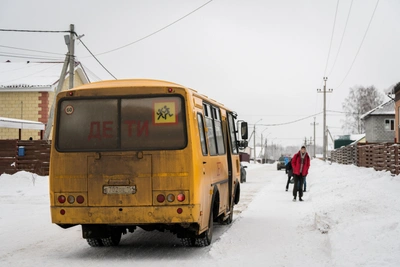 В Новосибирской области из-за морозов отменили более сотни школьных маршрутов