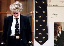 Black Tie: галстук принцессы Дианы продадут на аукционе