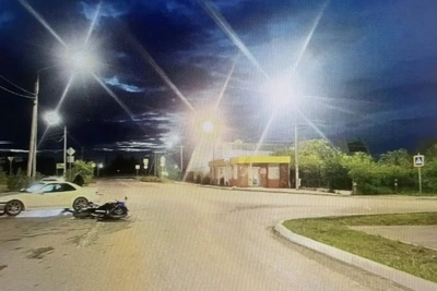 ДТП с мотоциклом в Чите: пострадали двое