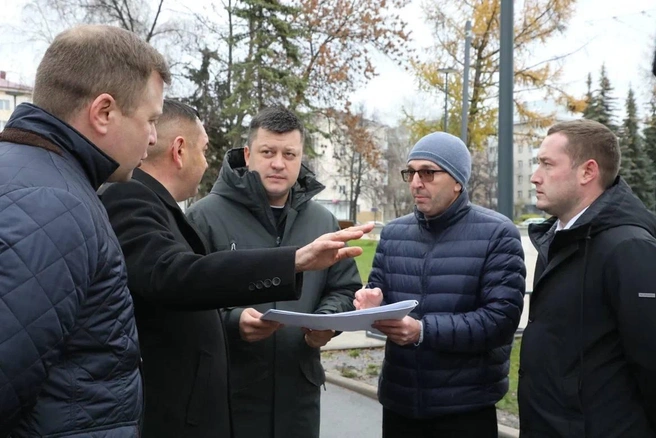 Пешеходную зону на проспекте Октября начинают перестраивать | Источник: Ратмир Мавлиев / t.me