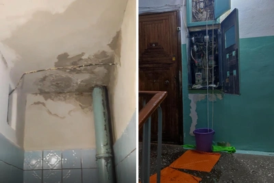 Ливень затопил пятиэтажный дом в центре Челябинска