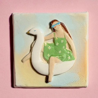 Работа «Изразец». Вера Латышева | Источник: Пресс-служба выставки