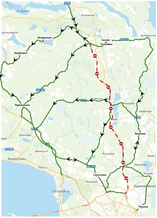 Новоприозерское шоссе ограничат под конец года. Водителей просят объезжать | Источник: Админка Ленобласти / Telegram