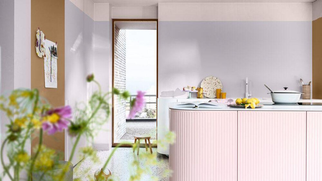 Цвет года 2024 от Dulux — «теплые объятия» розового