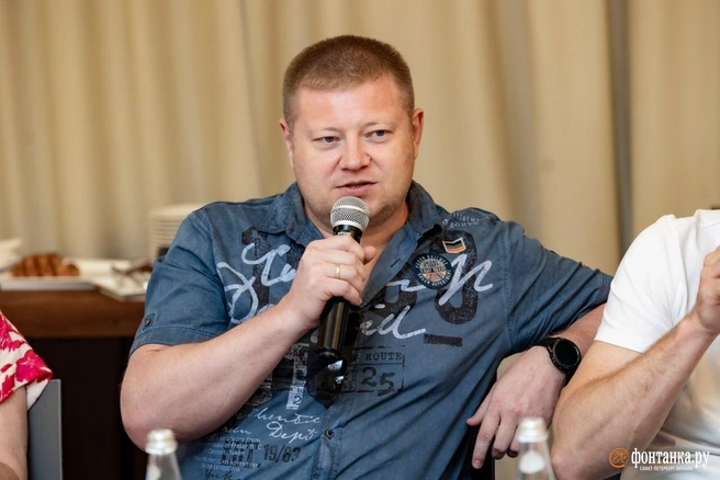 Евгений Зайцев, совладелец столовой в БЦ «Инженер» | Источник: Роман Киташов / «Фонтанка.ру»