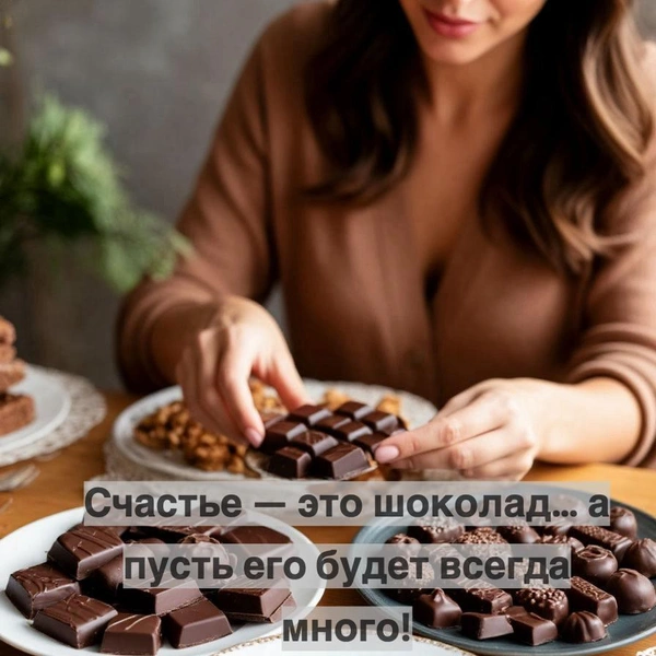 Открытки с Днем шоколада 2025: 20 смешных и вкусных поздравлений для друзей и близких, день шоколада, день шоколада 2025 | Источник: theDay/Шедеврум