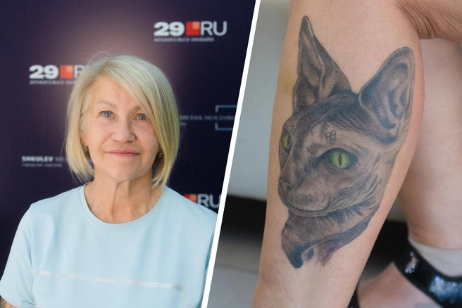 Один из любимых образов — кот-сфинкс | Источник: Иван Митюшев / 29.RU