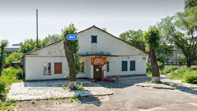 Так баня на Красномаячной выглядела в 2018 году | Источник: Яндекс Карты / yandex.ru/maps