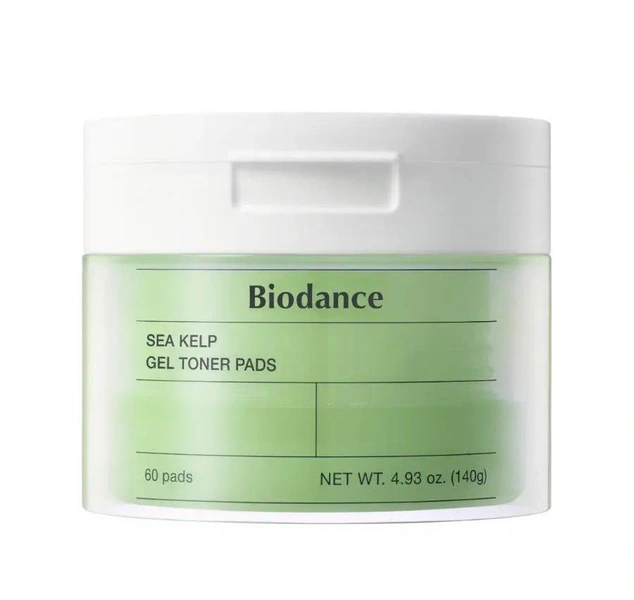 Освежающие гелевые тонер-пэды для лица с экстрактом водорослей Biodance Sea Kelp Gel Toner Pads