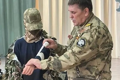 Ветеран СВО учит школьников мужеству в Благовещенске