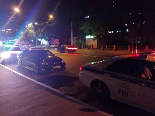 Чаще всего ночные гонки устраивают на кольце Третьей Рабочей, Русском острове, улице Некрасовской и в центре города | Источник: Полиция Приморья / T.me