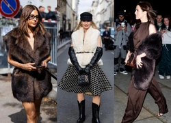 Меховые жилетки снова в тренде, но не те, что мы любили в нулевых