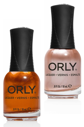 Профессиональный лак для ногтей, коллекция Neon Earth, ORLY (оттенки Лунный бронзовый Moon Dust и Огненный медный Valley of Fire)