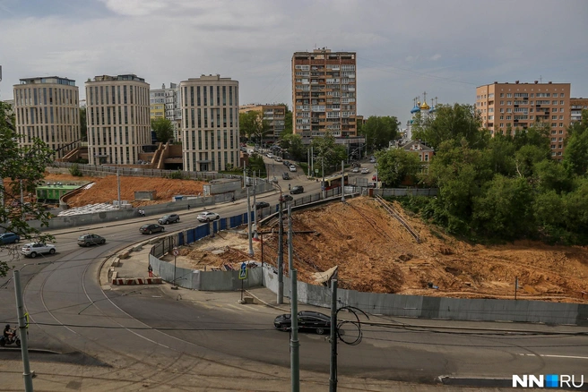 По контракту у подрядчику есть всего полгода, чтобы достроить парк | Источник: Наталья Бурухина / NN.RU