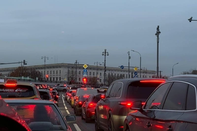 Москву сковали пробки на 6 баллов