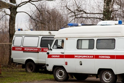 Спасение женщины на кладбище 9 Мая в Рязани