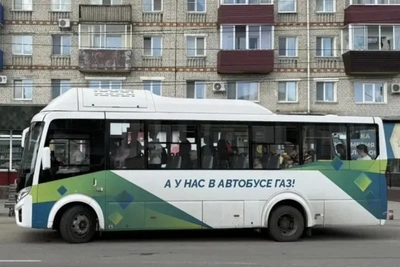 В Белогорске вышли на линии автобусы на газе