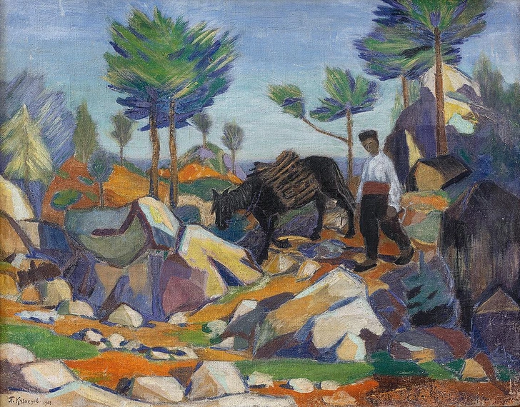 Павел Кузнецов. «Крым». 1908. Тюменское музейно-просветительское объединение | Источник: Пресс-служба Музея русского импрессионизма