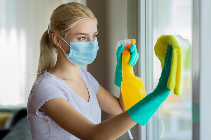Правила уборки квартиры, где живет заболевший коронавирусом