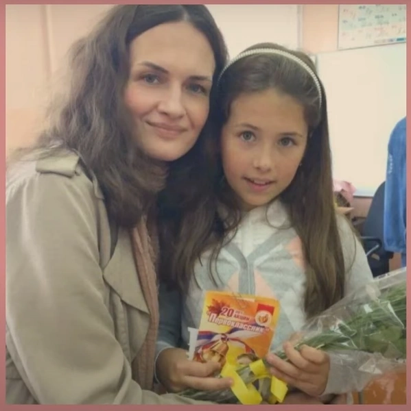 Анна Панина с мамой 