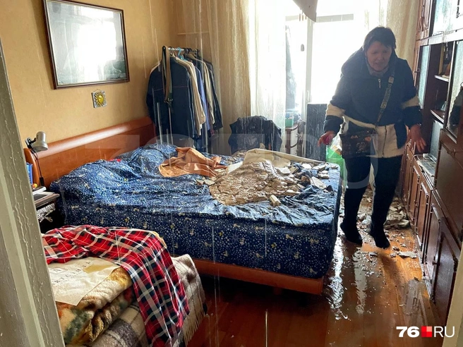 Так выглядит спальня в одной из квартир на третьем этаже | Источник: Кирилл Поверинов