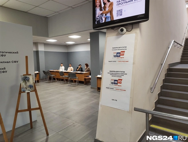 Сейчас на участке в СФУ пустынно | Источник: Геннадий Денисов / NGS24.RU