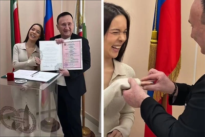 Певец из Башкирии женился на девушке на 29 лет младше