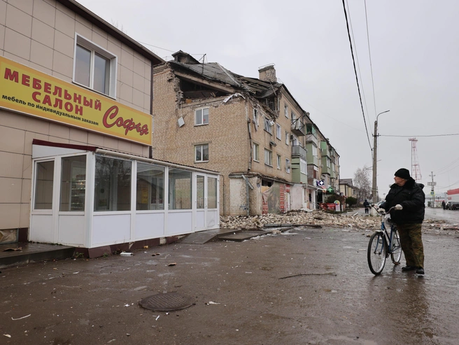 Взрыв произошел вечером 11 декабря в Петров Вале. | Источник: Алексей Волхонский / V1.RU