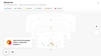 Оставшиеся 33 билета на предновогодний показ | Источник: afisha.yandex.ru