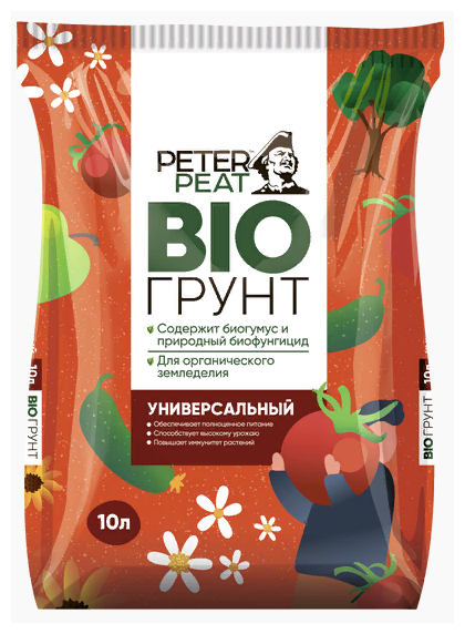 Грунт универсальный, линия Bio, Peter Peat