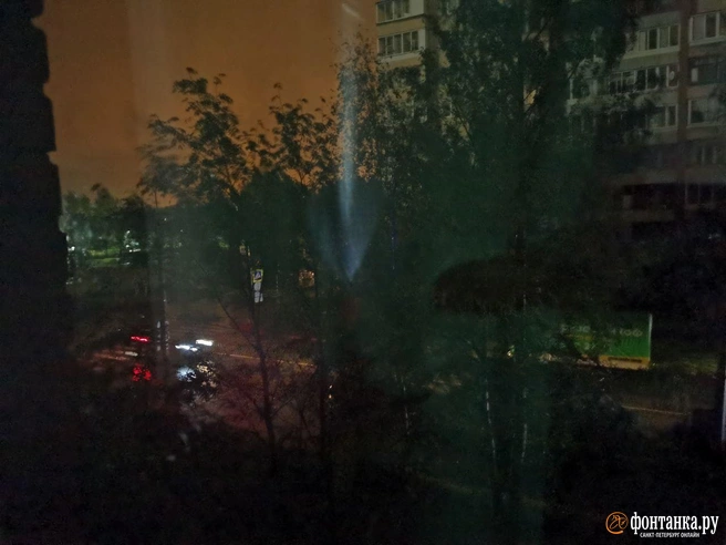 Без света и частично без интернета. Старый Петергоф погрузился во тьму | Источник: читатель «Фонтанки»