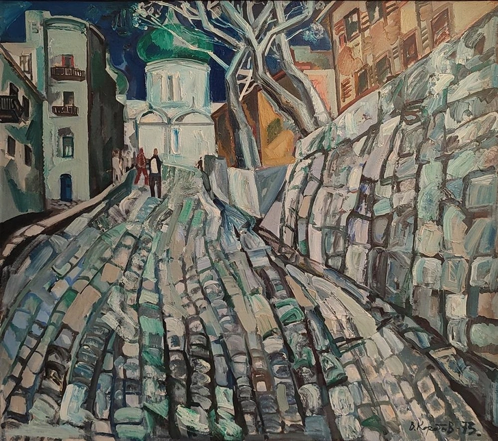 В. Коробов. «Старый Ростов». Левая часть диптиха. 1973-1974. | Источник: пресс-служба музея