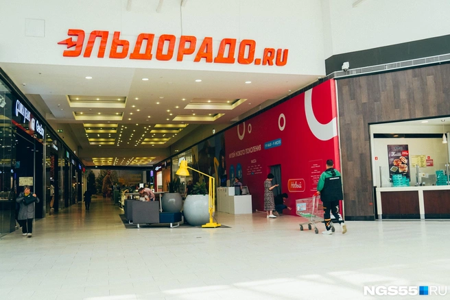 В «Меге» закрылся магазин «Эльдорадо» | Источник: Елена Латыпова / NGS55.RU