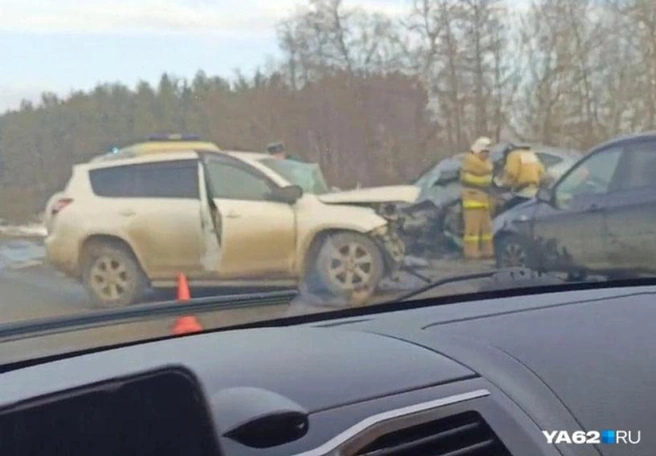 Место аварии | Источник: скриншот из видео / читатель YA62.ru