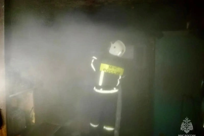 В Алтайском крае при пожаре пострадали два человека