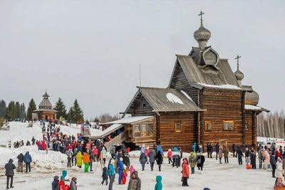 Три чучела сожгут на Масленицу в Хохловке