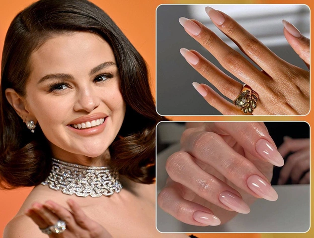 Lip Gloss Nails: новый маникюр Селены Гомес, который захочется повторить каждой