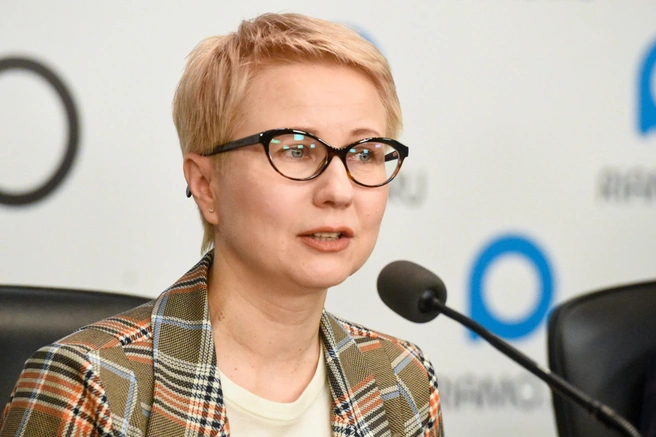 Елена Абрамова, руководитель отдела общественных связей и социальных проектов сети магазинов «Читай-город» | Источник: РИАМО, Пелагия Тихонова