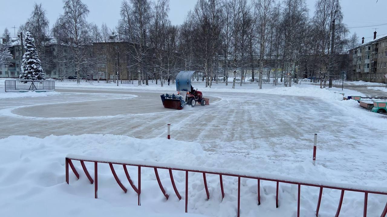 В Архангельске открылся бесплатный каток