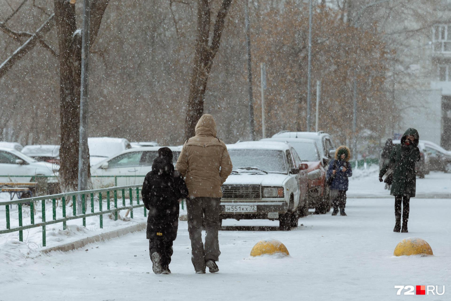 На Тюменскую область идут морозы