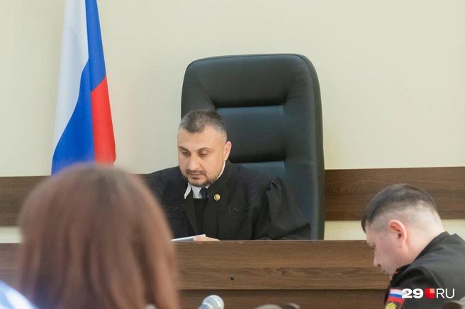 Дело рассматривает судья Алексей Левченко | Источник: Иван Митюшёв / 29.RU