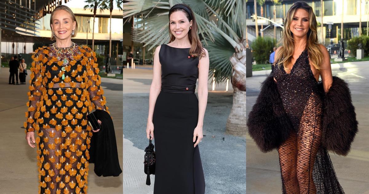 Клум в &laquo;голом&raquo; платье гордо позировала с сыном, Жукова была трогательна с божьими коровками на LACMA Opening Gala