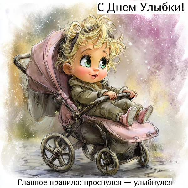 Открытки добра ко Дню улыбки: 15 поздравлений, чтобы поднять настроение друзьям и родным | Источник: the-Day/Midjourney
