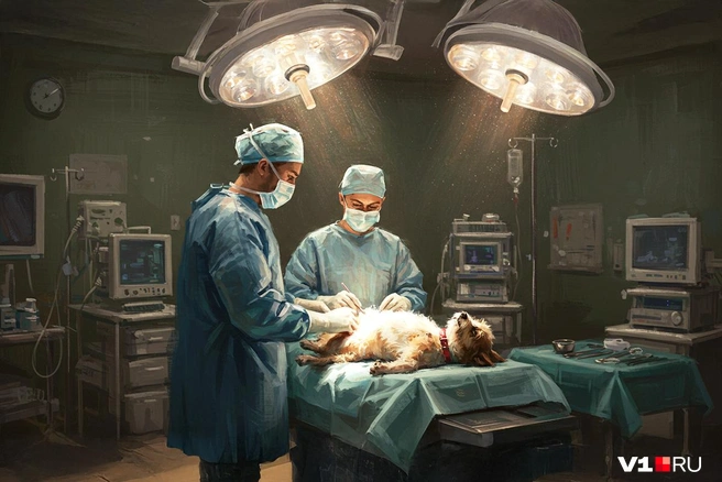 Часто, чтобы достать инородное тело из организма животного, врачи вынуждены делать большую операцию | Источник: Полина Авдошина