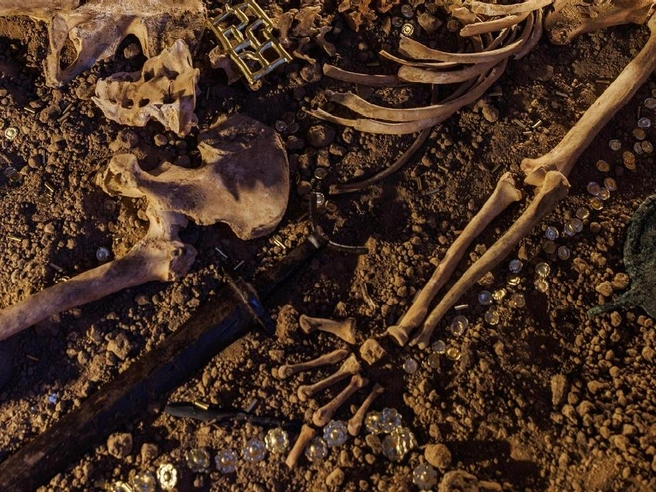 В Полежаевском парке выкопали человеческие кости | Источник: Алексей Волхонский / V1.RU/архив