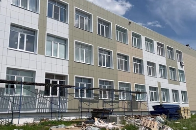 Школа в селе Богословка ремонтируется по нацпроекту
