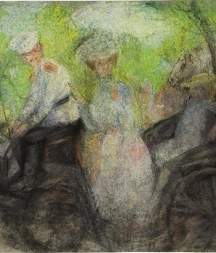 Начало: выставка ранних работ Михаила Ларионова и Наталии Гончаровой в ГМИИ