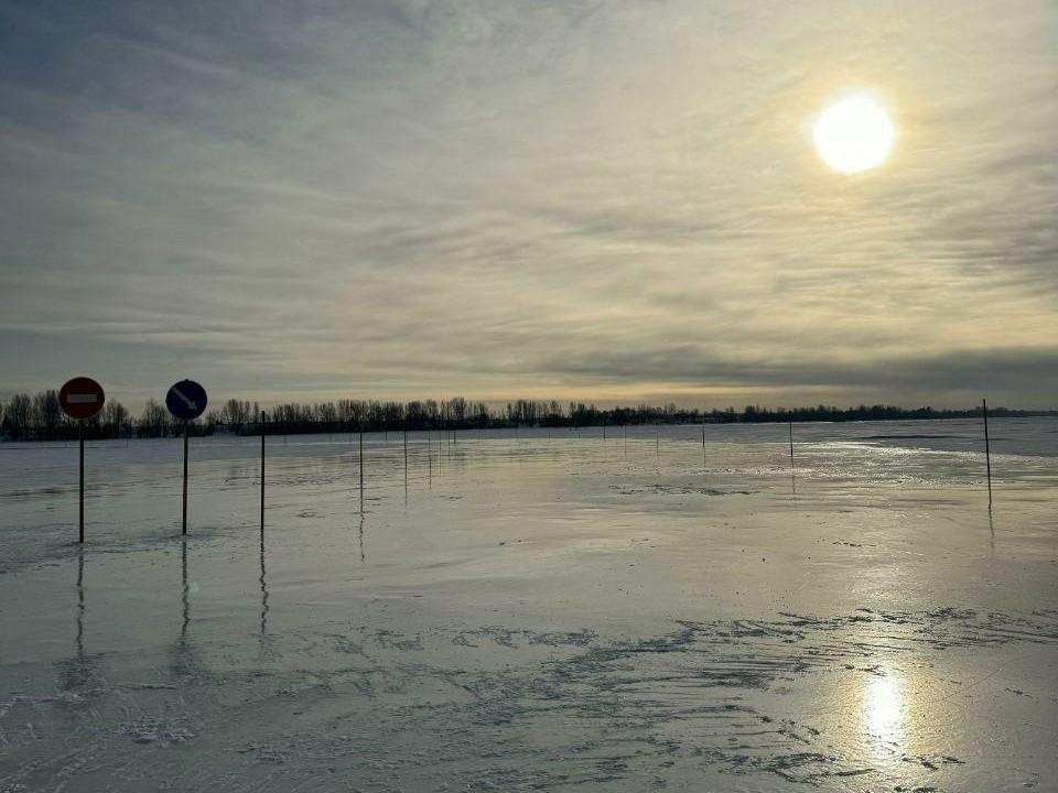 Могли произойти аварии. В Татарстане начали закрывать ледовые переправы, которые оказались небезопасными