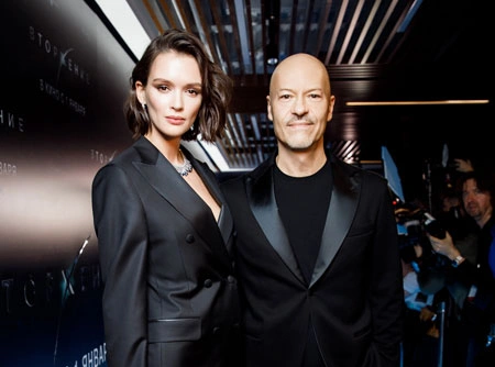 Паулина Андреева и Федор Бондарчук в Москве