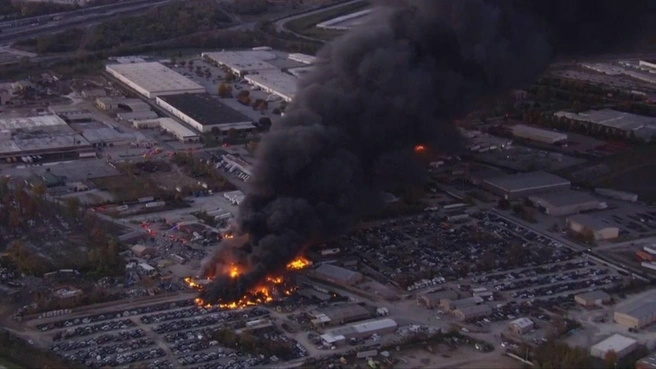 Место крушения с высоты | Источник: Faytuks Network / X